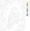 Картина по номерам с золотыми красками 