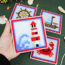 Набор для вышивания на пластиковой канве 