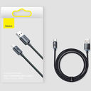 Кабель Baseus Crystal Shine Series Fast Charging 100W USB - Type-C (2 м; чёрный) — фото, картинка — 4