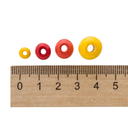 Набор деревянных бусин (90 шт.; красный микс) — фото, картинка — 2