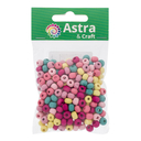 Бусины деревянные (6 мм; 250 шт.; светлый микс) — фото, картинка — 3