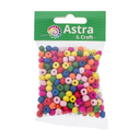 Бусины деревянные (6 мм; 250 шт.; яркий микс) — фото, картинка — 3