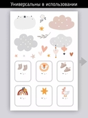 Набор наклеек для ежедневника и фотоальбома (110 наклеек) — фото, картинка — 3