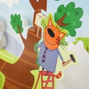 Книжка-панорамка. Домик на дереве. Три кота — фото, картинка — 3