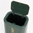 Ёмкость для мусора настольная (тёмно-зелёный) — фото, картинка — 3