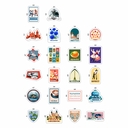 Набор виниловых наклеек 