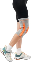 Суппорт колена с боковой поддержкой и защитой 