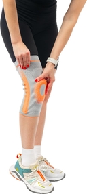 Суппорт колена с боковой поддержкой и защитой 