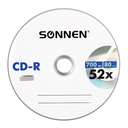 Диск CD-R Sonnen, 700 Mb, 52x — фото, картинка — 1