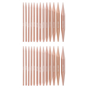 Набор съемных спиц для вязания (10 см; 13 размеров; медный) — фото, картинка — 1