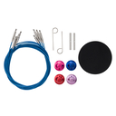 Набор съемных спиц для вязания (10 см; 13 размеров; синий) — фото, картинка — 2