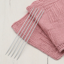 Спицы носочные для вязания (металл; 2,5 мм; 20 см) — фото, картинка — 4