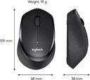 Мышь беспроводная Logitech M330 Wireless Silent Mouse (черная) — фото, картинка — 7