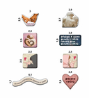 Набор 3D наклеек 