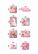 Набор 3D наклеек 