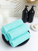 Полотенце вафельное (100х150 см; ментоловый) — фото, картинка — 1