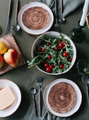 Тарелка глубокая фарфоровая 