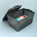 Корзина с крышкой 