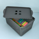 Корзина с крышкой 