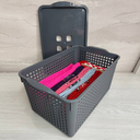 Корзина с крышкой 