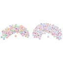 Бусины пластиковые 