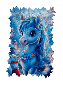 Деревянный пазл-копилка 