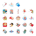 Набор виниловых наклеек 