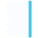 Сменный блок в клетку (А5; 120 листов; с цветными краями) — фото, картинка — 2