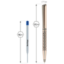 Ручка шариковая синяя 