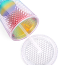 Стакан с трубочкой 