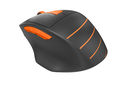 Мышь беспроводная A4Tech FG30S (серо-оранжевая) — фото, картинка — 1