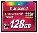 Карта памяти CompactFlash 128Gb Transcend 800 — фото, картинка — 1