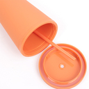 Стакан с трубочкой 