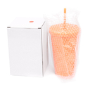 Стакан с трубочкой 