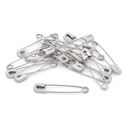 Булавки английские (16 шт.; серебро) — фото, картинка — 2