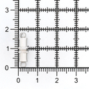 Замок магнитный для бижутерии (2 шт.; серебро) — фото, картинка — 1