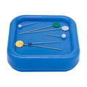 Игольница магнитная (8х8 см; голубой) — фото, картинка — 2