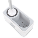 Ёршик для туалета на подставке (бело-серый) — фото, картинка — 1