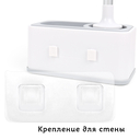 Ёршик для туалета на подставке (бело-серый) — фото, картинка — 4