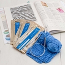 Набор круговых спиц для вязания (металл; 60 см; 3 шт.) — фото, картинка — 3