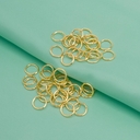 Кольцо соединительное для бижутерии (8 мм; 50 шт.; золото) — фото, картинка — 2