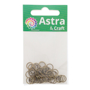 Кольцо соединительное для бижутерии (8 мм; 50 шт.; латунь) — фото, картинка — 3