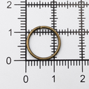 Кольцо соединительное для бижутерии (12 мм; 50 шт.; латунь) — фото, картинка — 2