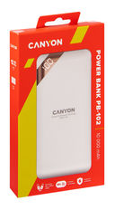 Портативное зарядное устройство Сanyon CNE-CPBP10W 10000 мАч (белый) — фото, картинка — 2