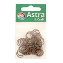 Кольцо соединительное для бижутерии (12 мм; 50 шт.; медь) — фото, картинка — 4