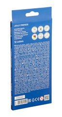 Набор пластиковых цветных карандашей 