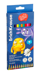 Набор пластиковых цветных карандашей 