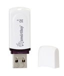 USB Flash Drive 32Gb SmartBuy Paean (White) (SB32GBPN-W) — фото, картинка — 4