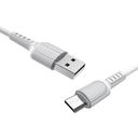Кабель Borofone BX16 USB – Micro USB (1 м; белый) — фото, картинка — 1