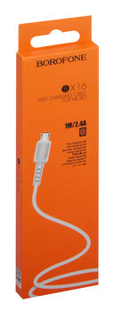 Кабель Borofone BX16 USB – Micro USB (1 м; белый) — фото, картинка — 4